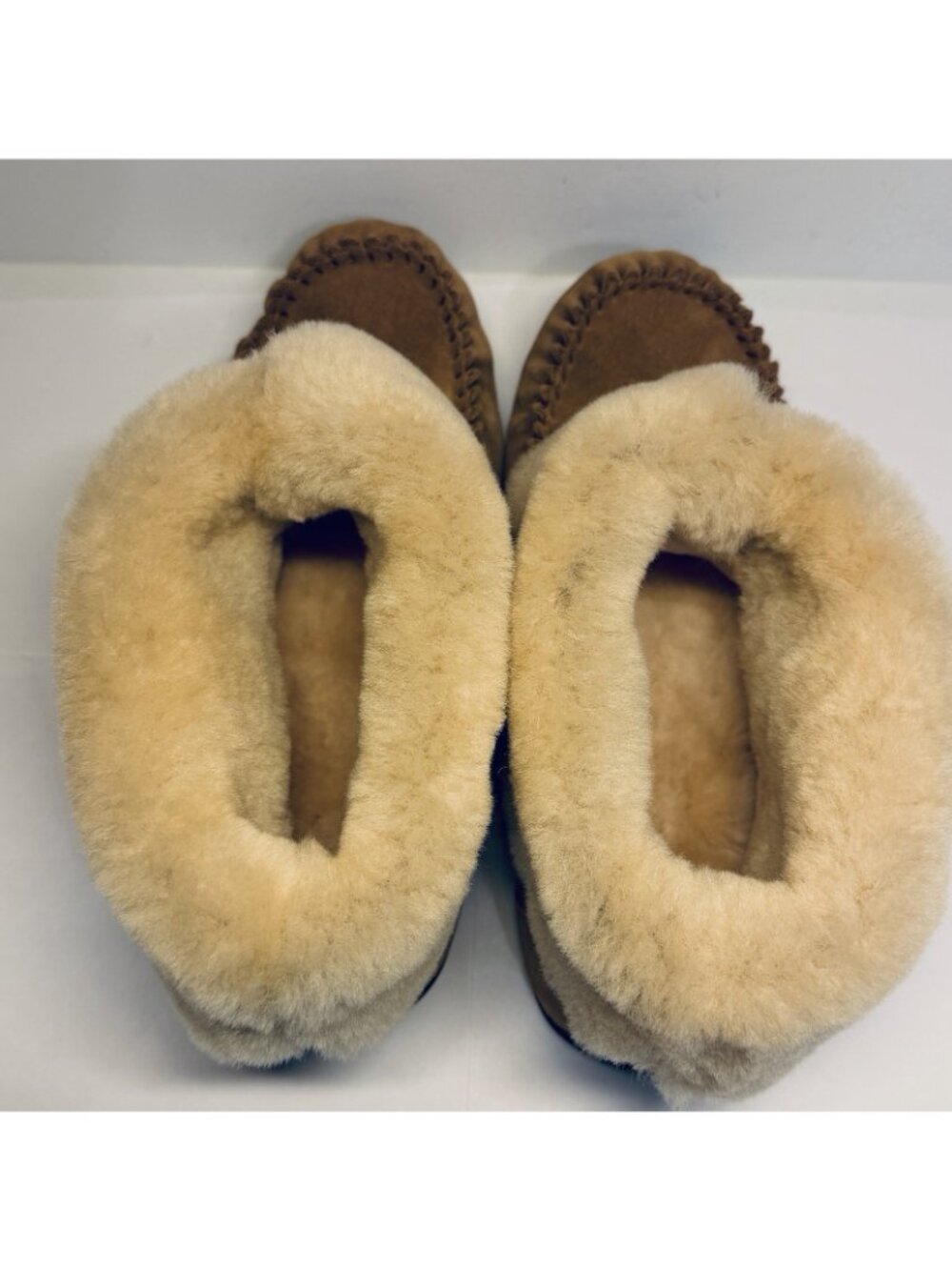 ABEO B.I.O. System Women's Whitby Tan Sheepskin Ankle Booties Sz 9 Slip-On - Picture 6 of 14